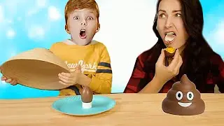 Шоколад или настоящее челлендж. Едим шоколад.