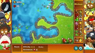 A real bug that actually exists in Bloons Monkey City (sound on)