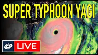 Super Typhoon Yagi a borderline Category 5 near China