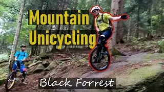 Black Forrest Mountain Unicycling: A weekend at Martin's