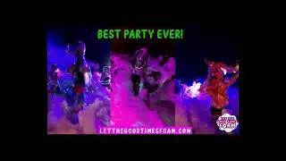 Adult UV foam party
