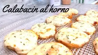 CALABACÍN AL HORNO. Receta fácil y rápida #calabacín