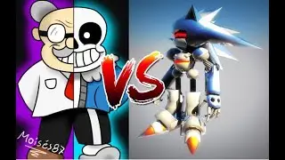 sans vs mecha sonic[ANIMATION; part 2]