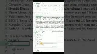 Use CHATGPT to GENERATE custom data in Excel