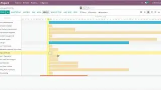 Web Gantt View for Project Task Extended in Odoo Enterprise