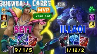 Snowball carry Sett against this sad and lost Illaoi