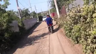 Поездка до реки сок на Patron junior 125 enduro