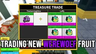 Trading The New WereWolf Fruit In Blox Fruits