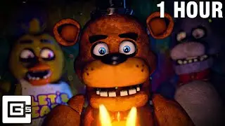 [1 HOUR] FREDDY - CG5, MatPat, Black Gryph0n (FNAF 10th Anniversary Song Animation)