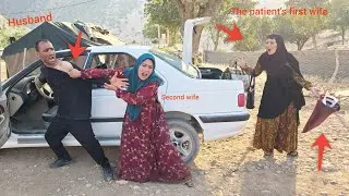  second lady's opposition and anger towards her husband going to  hospital with the sick first lady.