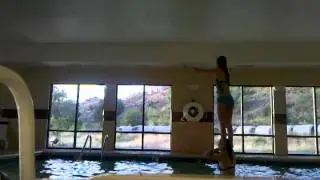 Shoulder stand!