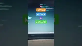 How to install visual studio code in manjaro | Install vs code in manjaro 