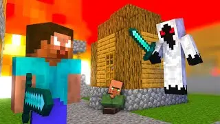 Herobrine vs Entity 303 - Minecraft FIGHT Animation