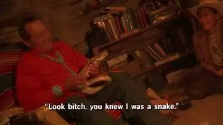 Native American vision quest scene of the 