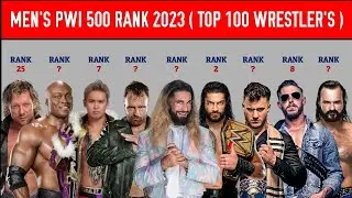 Men's Wrestler's PWI 500 Rank | Top 100 Men's Wrestler's | PWI RANK 2023 | Pro wrestler Rank in 2023