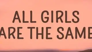 JUICE WRLD - All Girls Are The Same (Lyrics)