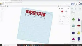 Write your own name in tinkercad