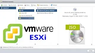 How to Upload ISO files to VMware ESXi host with WebClient