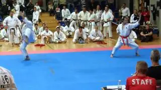 6th World Cup KWF Kata Samir Alilouche vs Alex Chichvarin (Round 2)