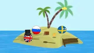 Countryball animation: fishing adventure