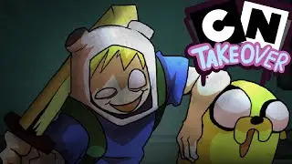 FNF Cartoon Network Takeover Adventure Time Mod!! | Friday Night Funkin' [ONE-HANDED]