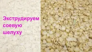 Экструдирование соевой шелухи