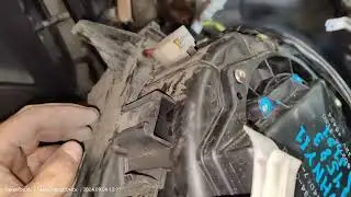 Замена радиатора отопителя салона Nissan Wingroad y11 без отключения испарителя кондиционера