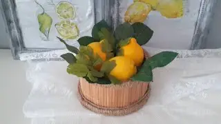 ВАЗА ИЗ БАМБУКОВОЙ ПОДСТАВКИ И ВЕРЕВКИ...