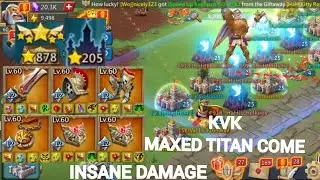 KVK..Lt Pose MAXED TITAN COME FOR MY MINI MEGA RALLY TRAP..Lords Mobile