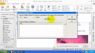 Embed PDF version of attachments to email - Document Exporter for Outlook