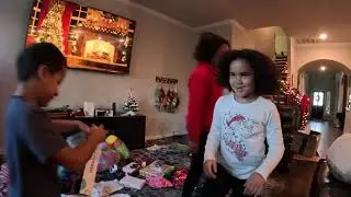 Christmas Morning Gift Opening