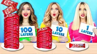 TANTANGAN 100 LAPIS MAKANAN | Prank Makanan Epic oleh Ratata Cool