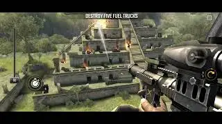 War Sniper Z11 Mission 4 Nobodies Fuel Destroy Five Fuel Trucks