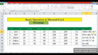 Grading in MS Excel || MS Office || Office Work ||