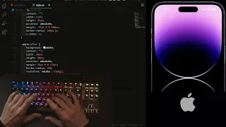 ASMR Programming - Apple Logo (IPhone) - No Talking