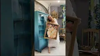 НЕЖНОСТЬ в переливах красок #перекраскамебели #интерьер #редизайнмебели #дизайнинтерьера #мебель