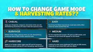 How to Change Game Mode & Harvesting Rates in Ark Mobile? - ALL EXPLAINED!