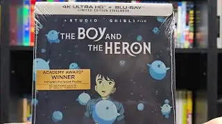The Boy and the Heron 4K steelbook unboxong