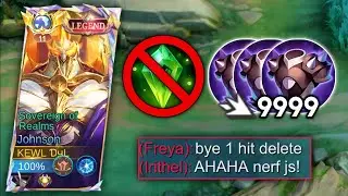 GOODBYE FULL DAMAGE JOHNSON! TANKY BUILD IS FINALLY BACK!!🔥 - Mobile Legends