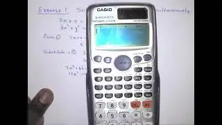Solving simultaneous equations