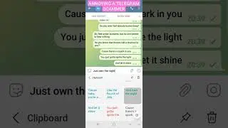 Annoying a Telegram scammer