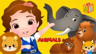 Learn ABC Animals[New] Name | Learn A to Z with Animal Sounds 