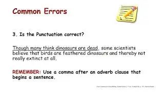 Using Adverb Clauses and Reduced Adverb Clauses Common Errors