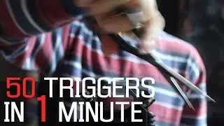 ASMR 50 Triggers in 1 Minute / АСМР 50 Триггеров за 1 минуту