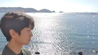 [Solitary Trip] VLOG) Travel to Busan alone /  White Yeoul Village / Quiet man vlog