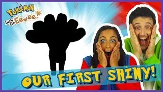 OUR FIRST SHINY POKEMON!! - Pokemon Let's Go Pikachu / Eevee LIVE with The Nintendo Power Couple