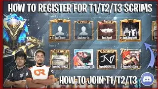HOW TO REGISTER FOR T1, T2, T3 ELITE CUSTOMS IN PUBG MOBILE | REGISTER FOR T1, T2, T3 PUBG SCRIMS