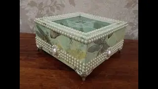 ДЕКУПАЖ ШКАТУЛКИ.