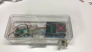 Raspberry Pi Pico Driving a 8x8 Max7219 with MicroPython