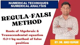 REGULAR FALSI METHOD | METHOD OF FALSE POSTION | ROOT BY REGULA-FALSI METHOD | ENGINEERING MATH